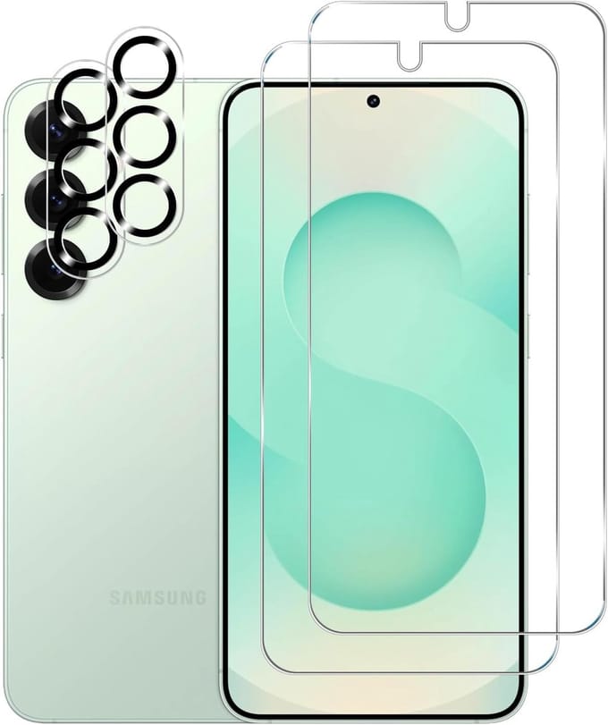 Screenprotector - Geschikt voor Samsung S25 Plus Camera ScreenProtector / Camera lens met Galaxy S25 Plus Screenprotector Beschermglas 2X