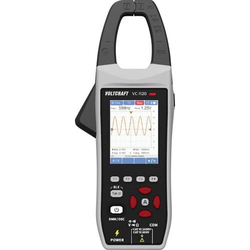 VOLTCRAFT VC-1120 Stroomtang Digitaal CAT III 1000 V Weergave (counts): 20000