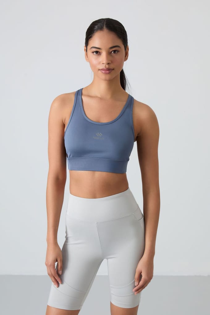 Aansluitend Mouwloos Crop Sporttop
