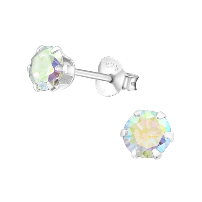 Amanto Oorbellen Elka AB - 925 Zilver E-Coating - ∅5mm