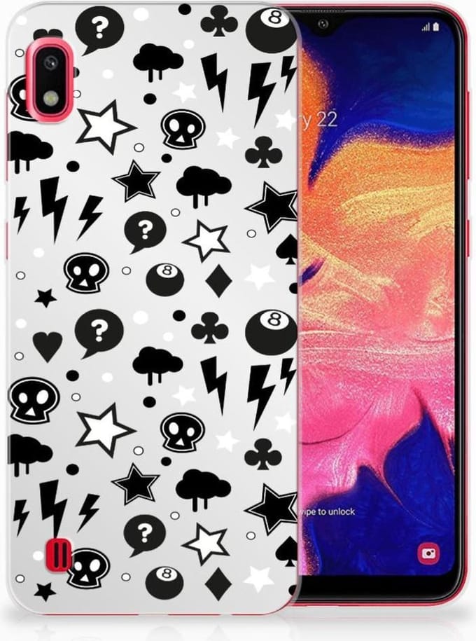 Silicone Back Case Samsung Galaxy A10 Silver Punk