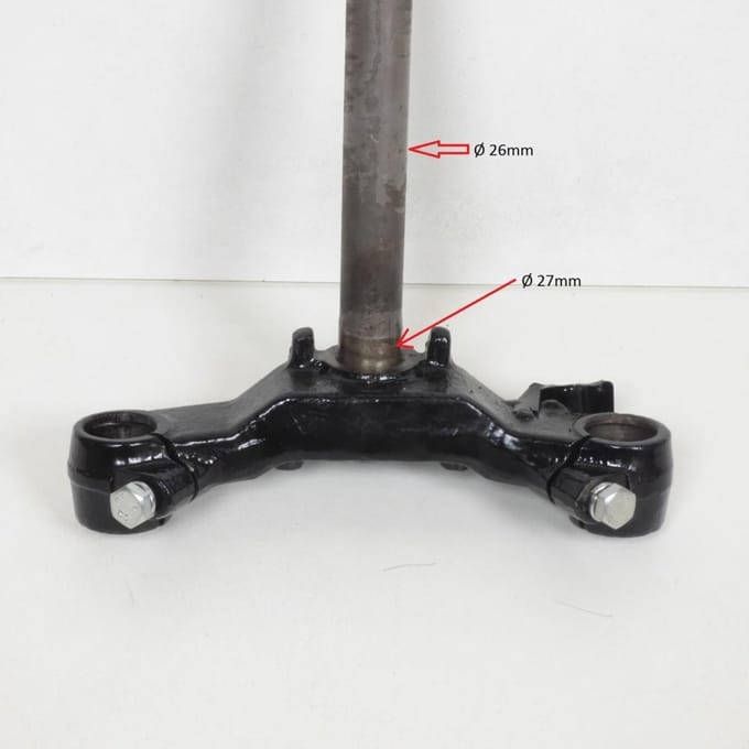 vorkkroon p2r voor scooter mbk 50 next generation 1995 tot 2003 ø 30mm nieuw