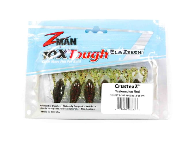 Zman Soft Lure CrusteaZ 2 Inch 6/Pack Watermeloen Rood (5636)