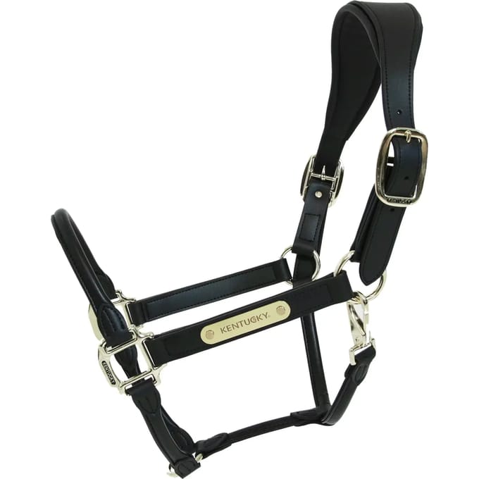 Kentucky Horsewear - Halster - Anatomische Leder - Zwart - Full