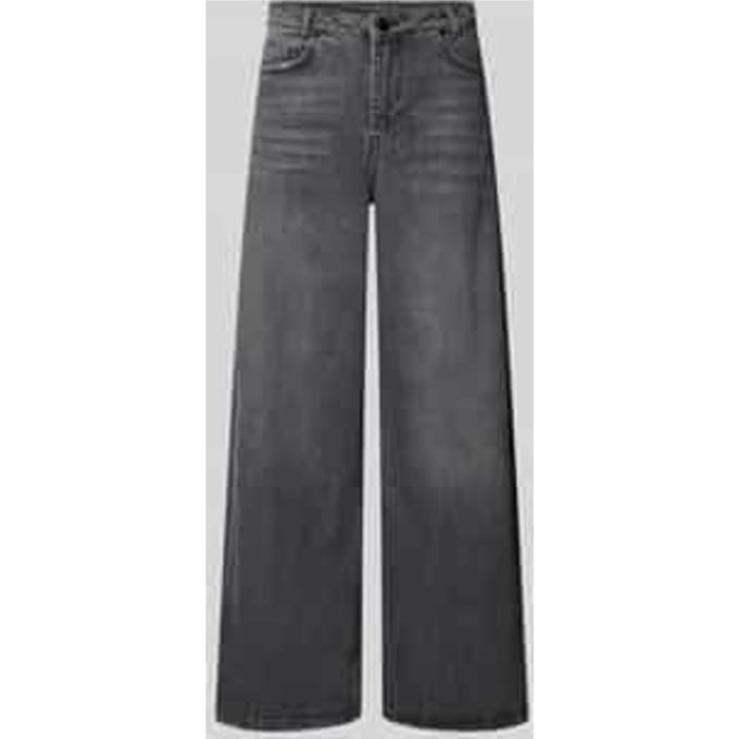 Wide leg jeans met 5-pocketmodel, model 'Dicte'