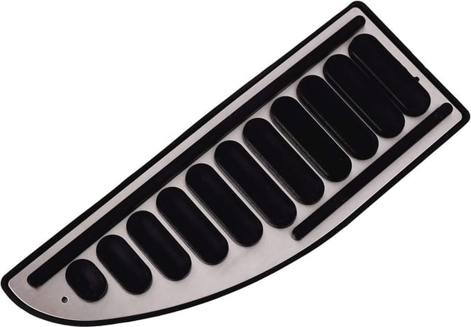 Voetsteun Pedaal Cover - Antisliprubber en Roestvrij Staal