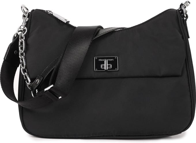 Hedgren Schoudertas Unity Hobo Shoulder Bag RFID Black Zwart