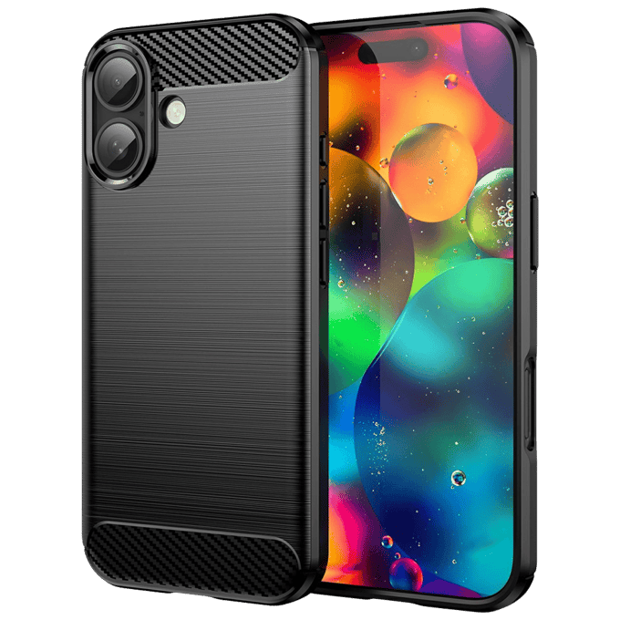 Mocaa Apple iPhone 17 Brushed Hoesje Zwart