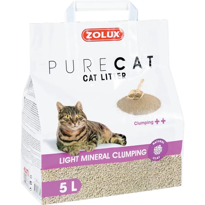 Purcat licht klonterende kattenbakvulling Zolux