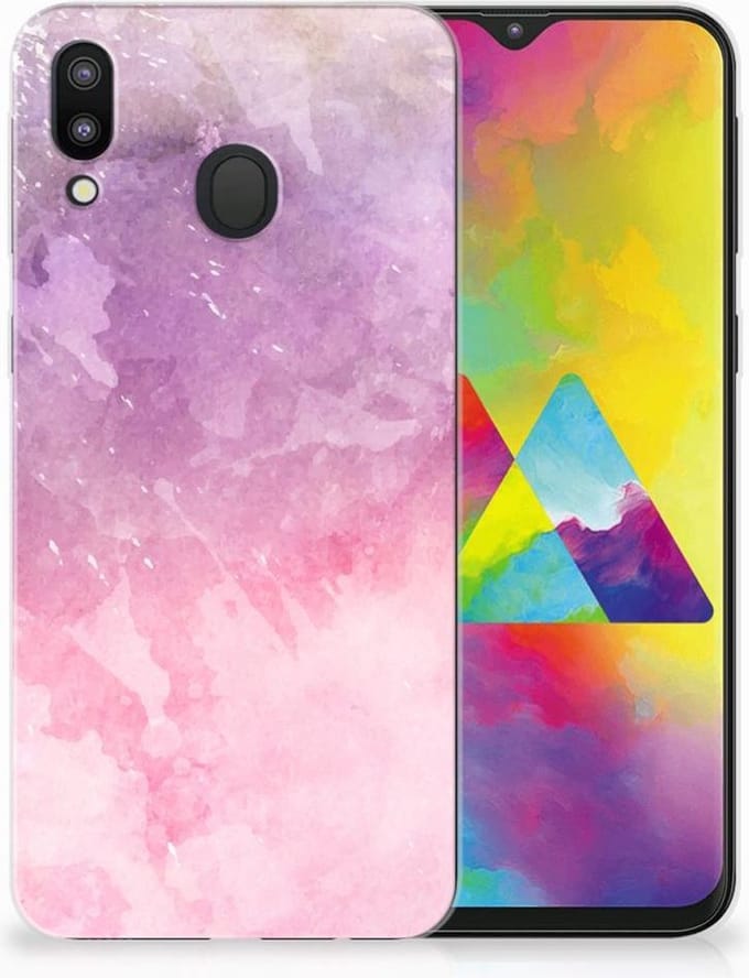 Hoesje maken Samsung Galaxy M20 (Power) Pink Purple Paint