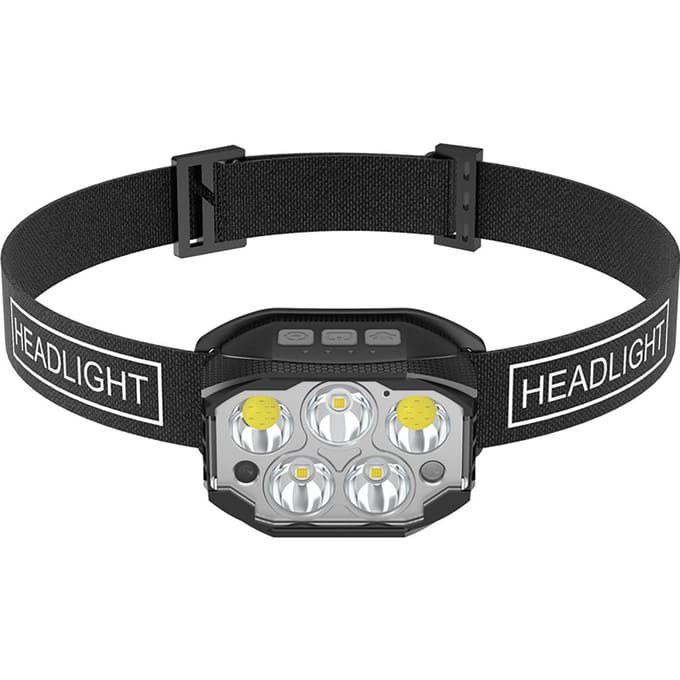 Hoofdlamp Oplaadbaar Hoge helderheid Vissen Ultra Lange levensduur Zaklamp Inductielicht 1pc