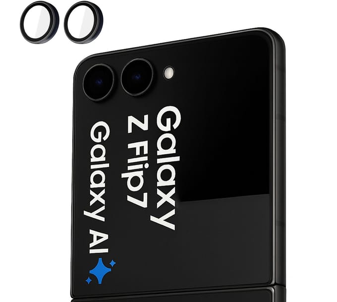 ChiGuard Camera Screenprotector Geschikt voor Samsung Galaxy Z Flip 7 - Camera Screenprotector - Gehard Glas Camera Cover