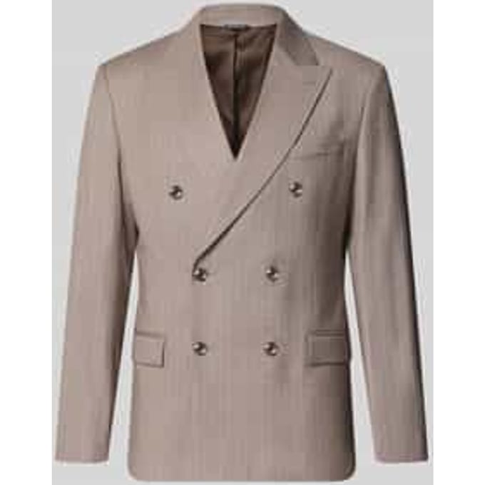 slim fit colbert met klepzakken