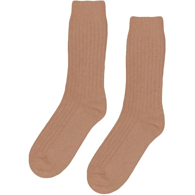 Wollen sokken Colorful Standard Merino Blend sahara camel