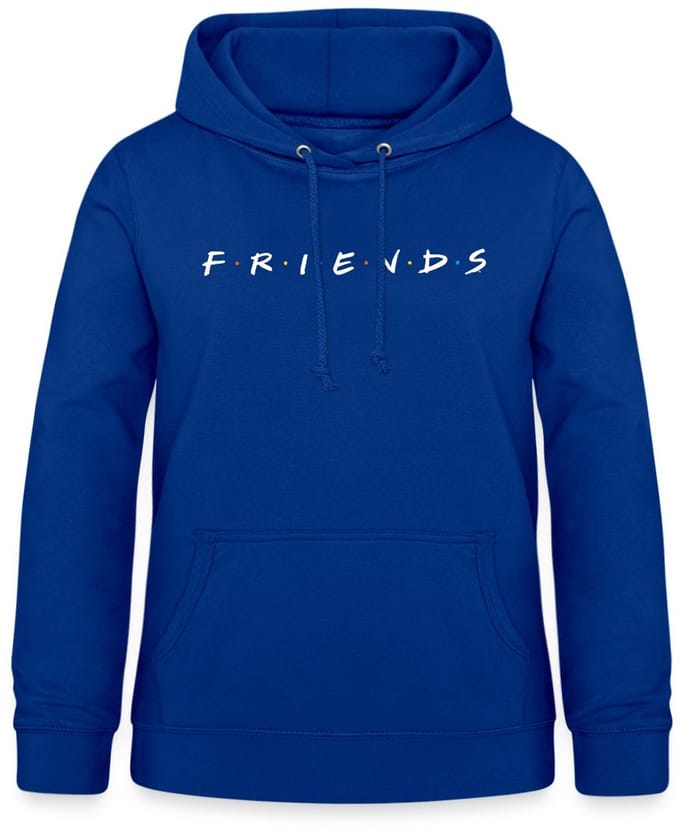 Friends Logo Wit Hoodie Dames