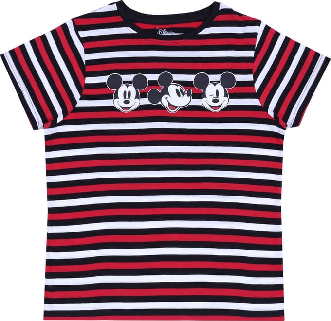 Zwarte gestreepte blouse Mickey Mouse DISNEY