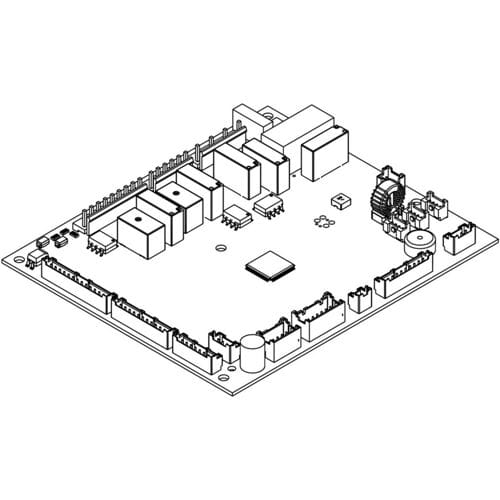 AEG niet-geconfigureerde module, stroombord, ERF2600 140074487020