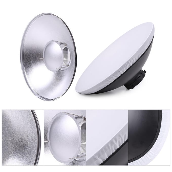 41cm Beauty Dish Reflector Stroboscoopverlichting voor Bowens Mount Speedlite Photogrophy Light Studio gray