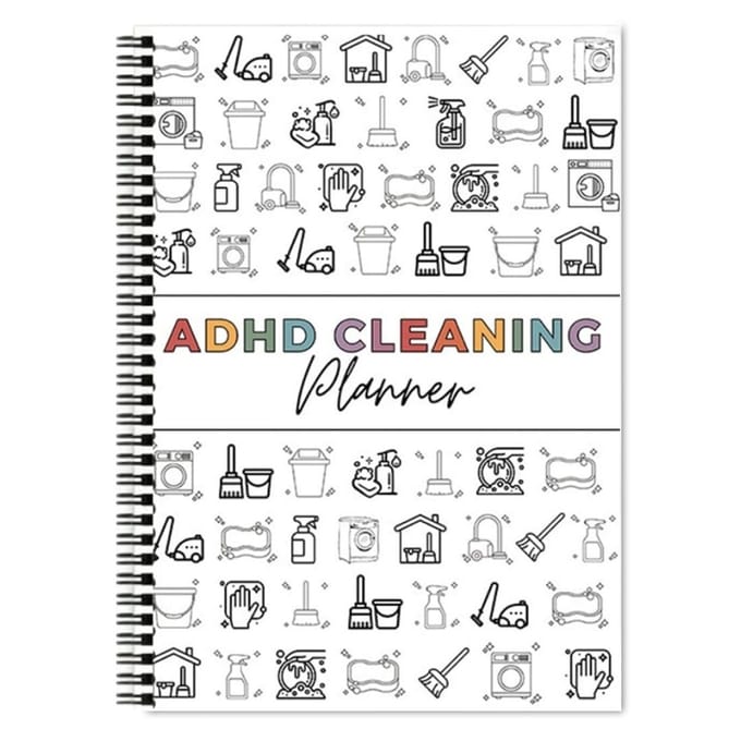 Dailygoods- Notitieboek ADHD Planner - Schoonmaakplanner - Dagelijkse/Wekelijkse/Maandelijkse Checklist - Intuïtief Ontwerp - Aanpasbare Secties - Kleurgecodeerd Systeem