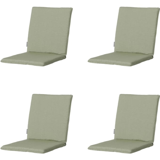 Madison - Stapelstoelkussen Panama sage - Ca. 97x49 cm - Set van 4