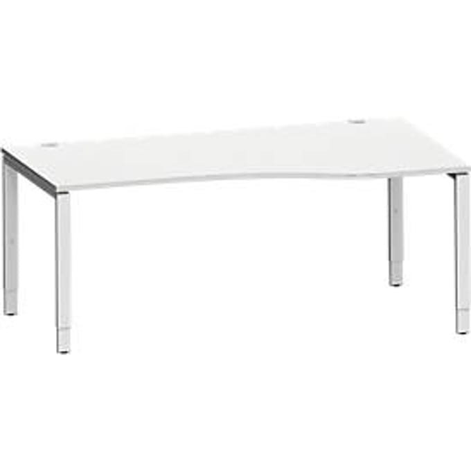 Schäfer Shop Genius bureau MODENA FLEX, aanbouw rechts, B 1800 mm, lichtgrijs