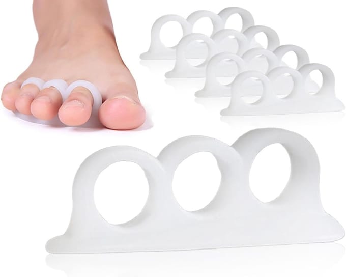 Set van 4 Teenspanners voor Comfortabeler Lopen, Ideaal voor Thuis en Reizen