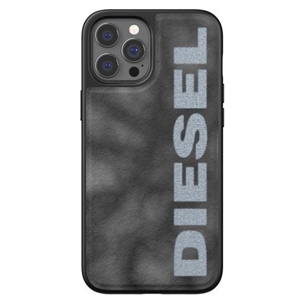 Étui pour iPhone 12 Diesel Denim Blanchi Gris-blanc
