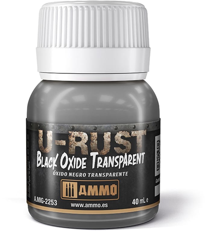 AMMO by Mig Jimenez Modelbouwdecoratie - MIG 2253 U-Rust Black Oxide Transparent - 40ml Effecten potje