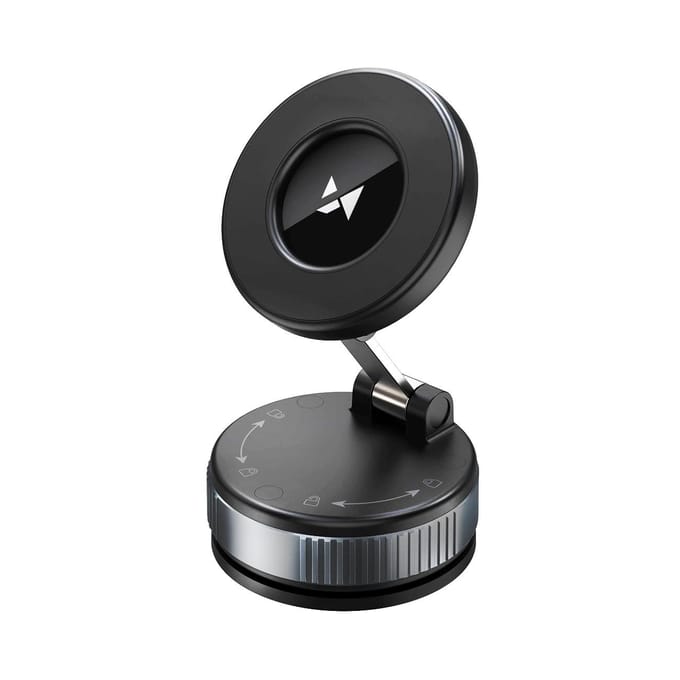 Wozinsky WUSM-01 magnetic car holder for dashboard/windshield - black
