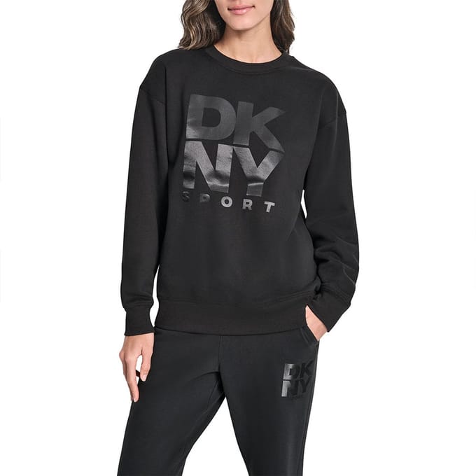 Dkny Dw5800052 Sweatshirt Zwart M Vrouw
