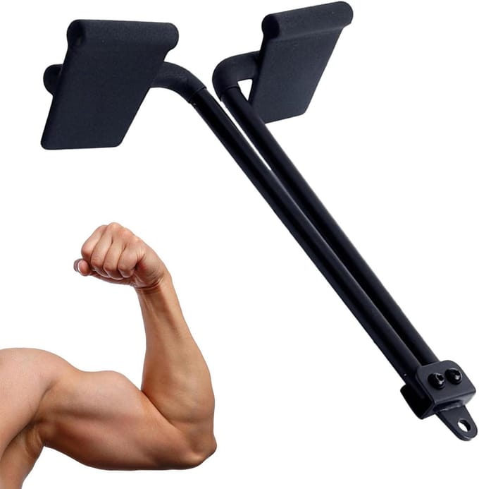 Triceps Touw - Gym Touw Bevestiging - Kracht Training - Stevige Constructie - 3.4 kg - Meerkleurig