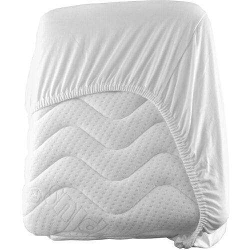 GGM Gastro (15 stuks) Jersey Hoeslaken - 100x200cm - Wit wit