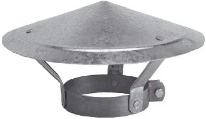 Burgerhout 400450954 - regenkap 105/111 mm gegalvaniseerd