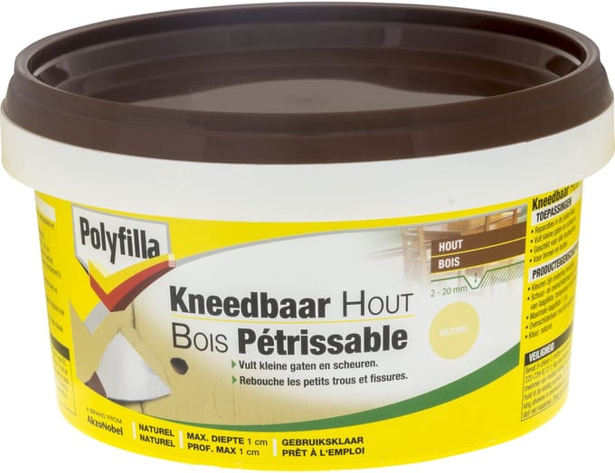 Polyfilla - Kneedbaar Hout - Naturel - 500 G