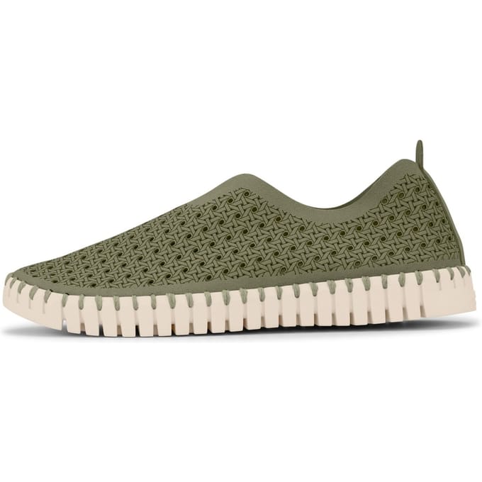 Ilse Jacobsen Tulip4031 Army Pearled Ivory Maat: 40 | Instappers Outlet | Dames | Groen