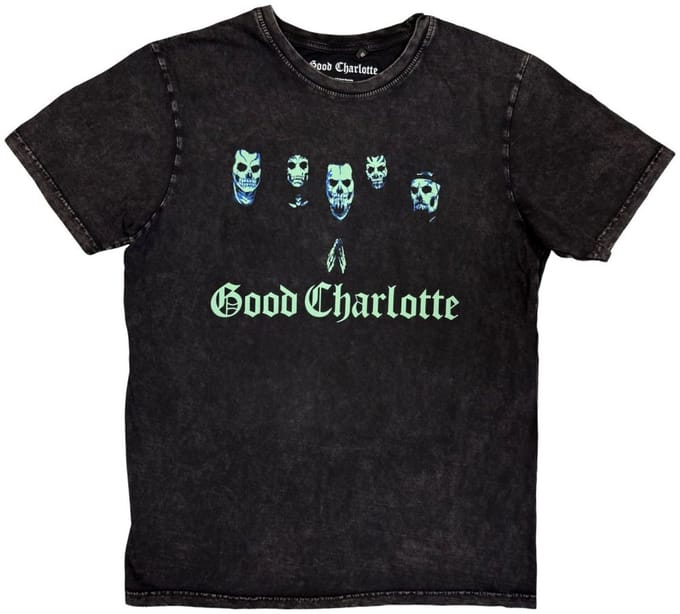 Good Charlotte - Generation Rx Skulls Heren Tshirt - M - Zwart