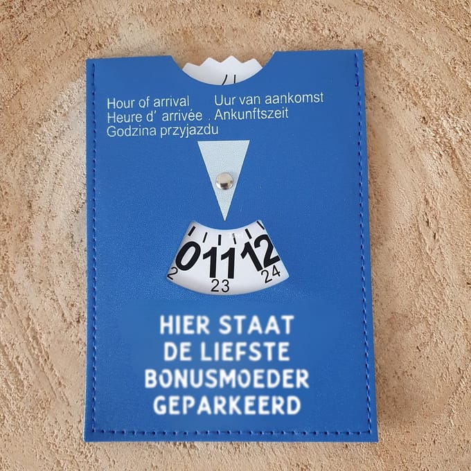 FlexMade.nl - Parkeerschijf - Bonusmoeder