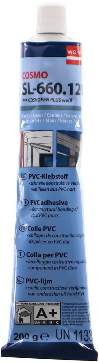 PVC lijm Cosmofen Plus Weiss Chemie Wit