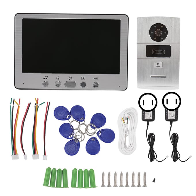 Video Deurtelefoon Deurbel Multifunctioneel Draadloos Slim Video Intercomsysteem voor Thuis