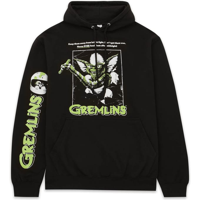 Gremlins Stripe Hoodie - Black - M