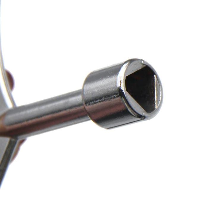 Multifunctionele Interne Driehoekige Sleutel Wrench Lift Watermeter Elektrisch Regelpaneel Elektriciteitsmeter Klep Huishoudelijke Gereedschappen zilver