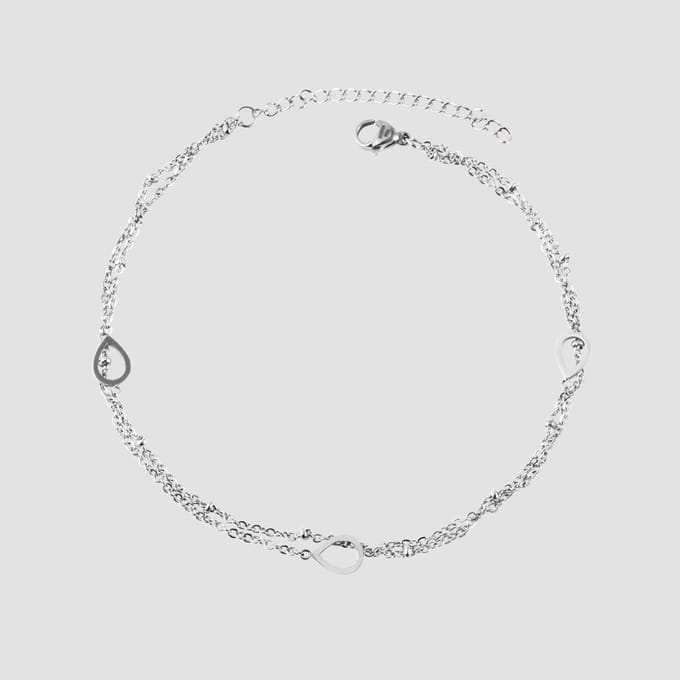 AKZENT Akzent dames enkel­sieraden Thora, duurzaam