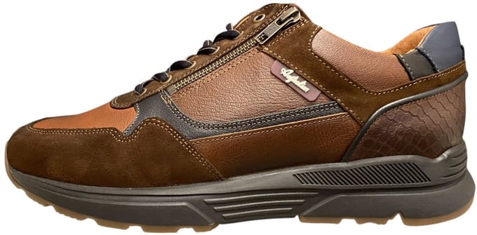 Australian Sneaker Wijdte:K Connery 15.1682.01 Cognac Maat 44