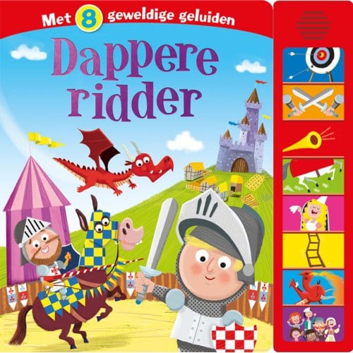 Geluidenboek Dappere Ridder - 8 Geluiden
