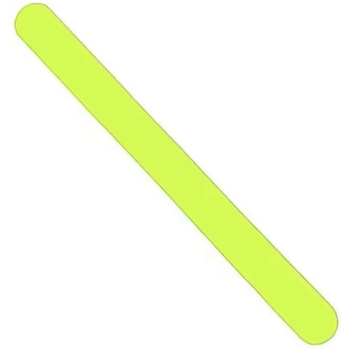 Ronde Padel Racketbeschermer Neutraal Geel Fluor