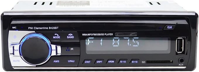 Digitale Auto Mediaspeler met FM Radio, USB, SD en Bluetooth Handsfree