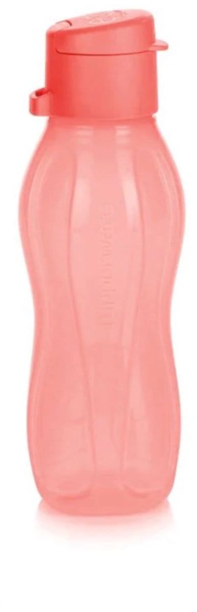 Tupperware Ecofles Plus 310 ml Zalmroze | Klein waterflesje met sportdop