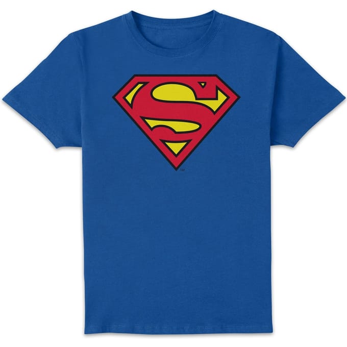 DC Originals Official Superman Shield T-shirt - Blauw - S