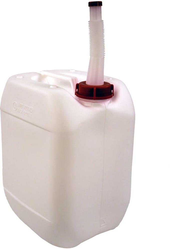 V-Part - Jerrycan's Met Schenktuit 20 Liter - Set van 4 stuks - Wit - HDPE