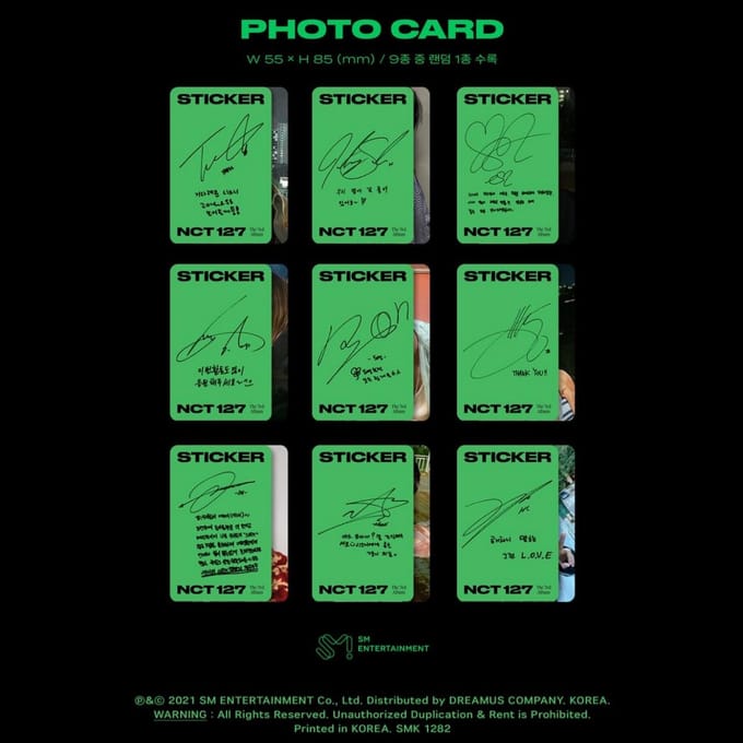 NCT127 - Sticker (Seoel Stad Ver.) Seoul City ver. blue